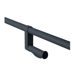 HEWI Toilet Roll Holder Upgrade Kit - Suit 801 Hinged Support Rail - Anthracite Grey