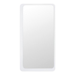 HEWI Rectangular Mirror with White Coloured Backpainted Edge 570mm Wide x 1000mm High