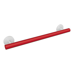HEWI Dementia Straight Support Grab Rail 900mm - White & Ruby Red 