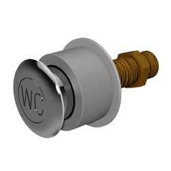 Wallgate Secure WC Push Button for Pneumatic Cistern Cist19 PNEU-2; 0-50mm Wall-Single Push