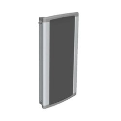 Pressalit Plus Vertical Wall Track for Support Arm, 210mm, RH - Anthracite Grey