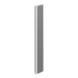 Pressalit Plus Vertical Wall Track for Support Arm, 400mm, RH - Anthracite Grey