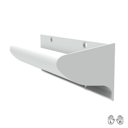 GalvinCare® Mental Health Anti-Ligature Grab Rail 300mm Powder Coated - Vert or Horiz (LH/RH)