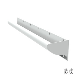 GalvinCare® Mental Health Anti-Ligature Grab Rail 900mm Powder Coated - Vert or Horiz (LH/RH)