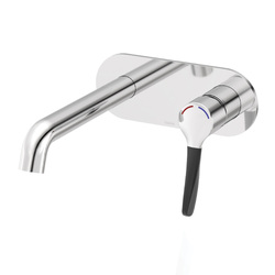 GalvinAssist® CP Lead Safe™ Wall Mixer Set with Short Flared Handle H&C