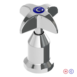 GalvinLab® CP-BS Lead Safe™ Lab Set Vandal Resistant Top Assembly with Handle J/V (Hot/Cold)