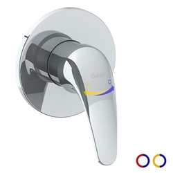 CliniLever® CP-BS Single Lever Shower Mixer, XL Colour Temperature Indicators