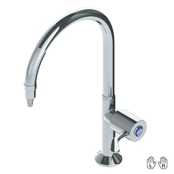 GalvinLab® CP-BS Lead Safe™ Lab Set 1-Way Type 16 Fixed J/V Lever Handle Tube Nozzle (LH/RH)