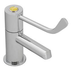 CliniLever Chrome Plated Brass Hospital Pillar Tap 150 C/D