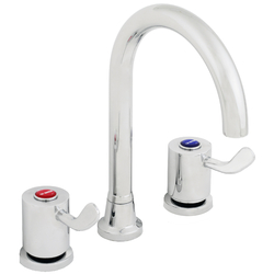CliniLever® Chrome Plated Brass Hospital Sink Set Swivel 80 J/V 