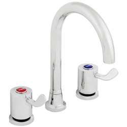 CliniLever® Chrome Plated Brass Hospital Sink Set Swivel 80 J/V