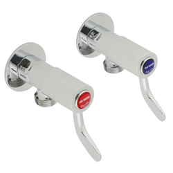 CliniLever® CP-BS Hospital Washing Machine Tap 80 C/D Pair 