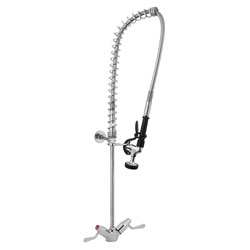 Ezy-Wash® CP-BS Hob Mtd Twin Mixer Pre-Rinse Unit Type 100 Flex Tail - Std