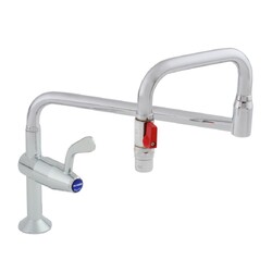 Ezy-Wash Chrome Plated Brass Hob Mtd Pot & Kettle Filler Unit Type 70 with Folding Outlet & Stop