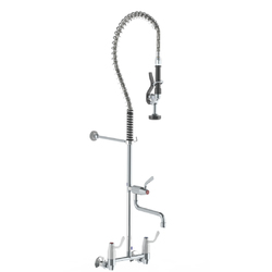Ezy-Wash® CP-BS Wall Mtd Exposed Mixing Pre-Rinse Unit Type 83 FI Inlet - Pot Filler