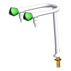 ProLab® EC-BS Bench Mtd Lab Set 2-Way Right Angle Needle Valve #16XT Tube Nozzle