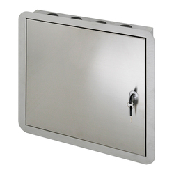 CliniMix® Stainless Steel Cabinet Only with Universal Door 4 Holes Top & Bottom