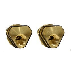 CliniMix® Chrome Plated Brass Wall Inlets Assembly for Progressive Mixer 
