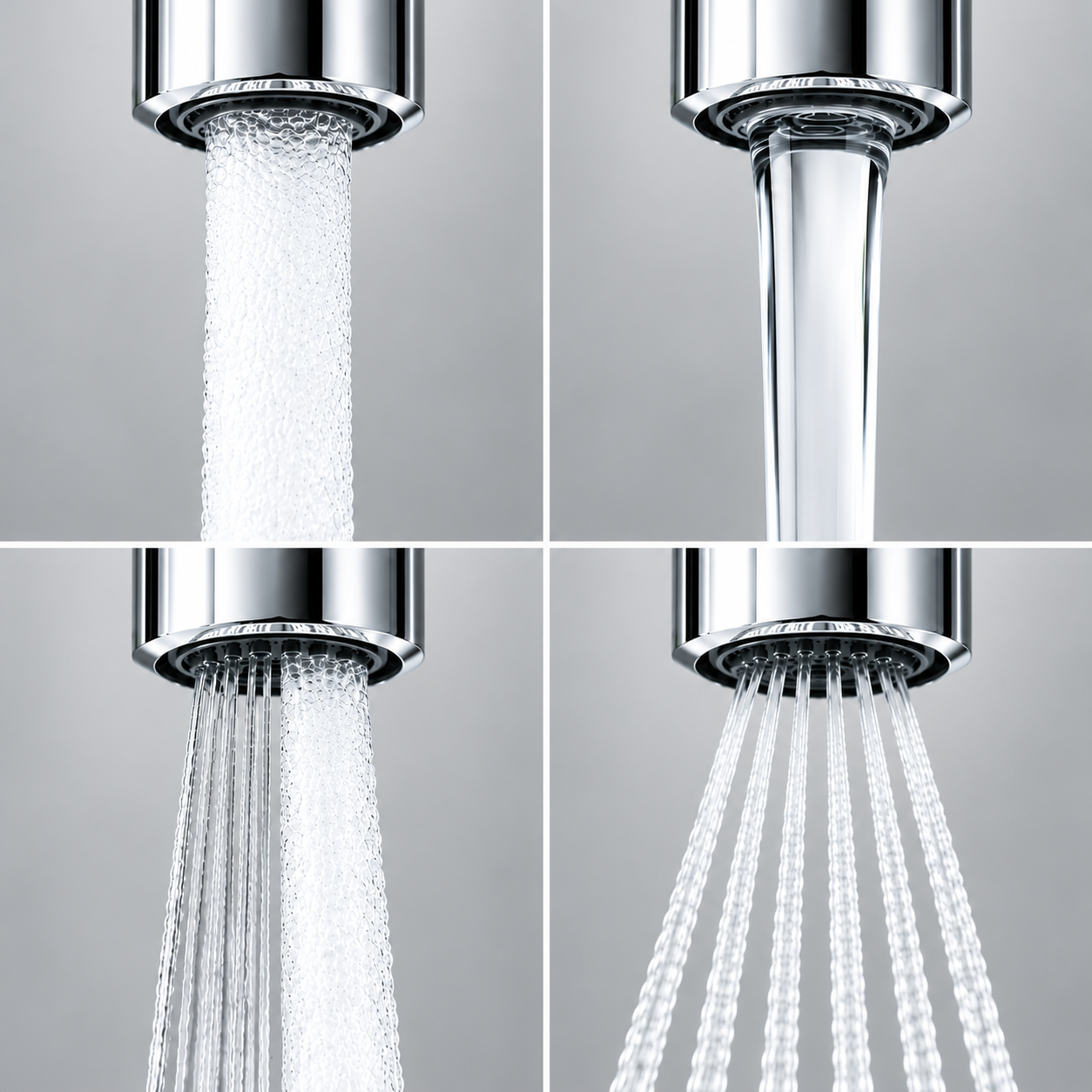 Understanding Water Flow Types: Aerated, Laminar, Multi-Stream and Spray 
